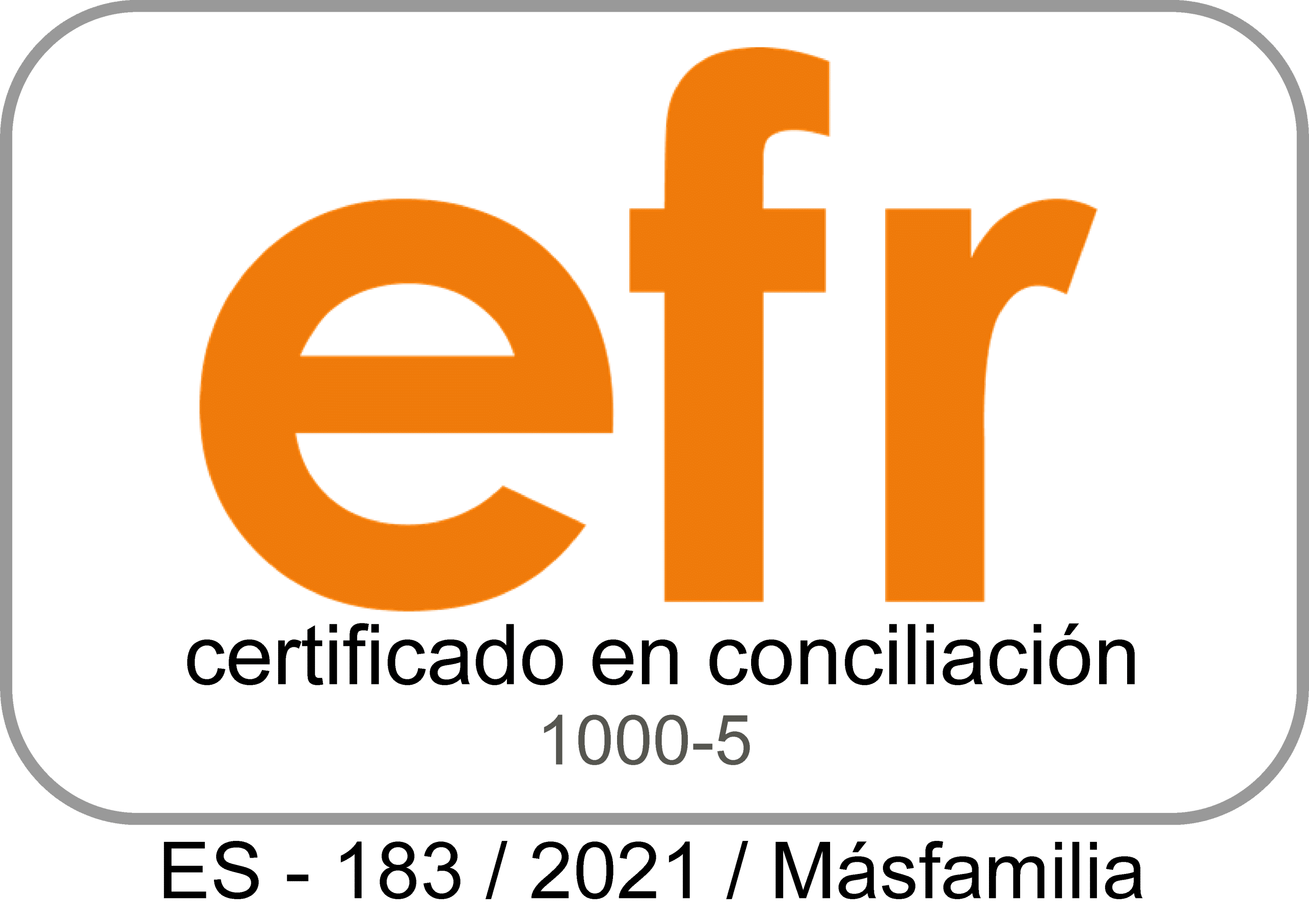 Certificación en conciliación EFR